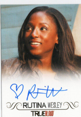 True Blood Archives 2013 Auto Autograph Card Rutina Wesley as Tara Thornton