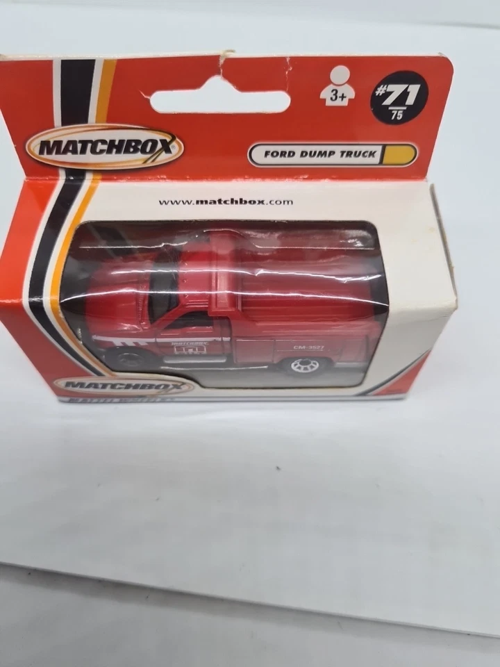 VINTAGE MATCHBOX Superfast #71 FORD DUMP UTILITY TRUCK DIECAST New In Box 96238 - image 3 of 4