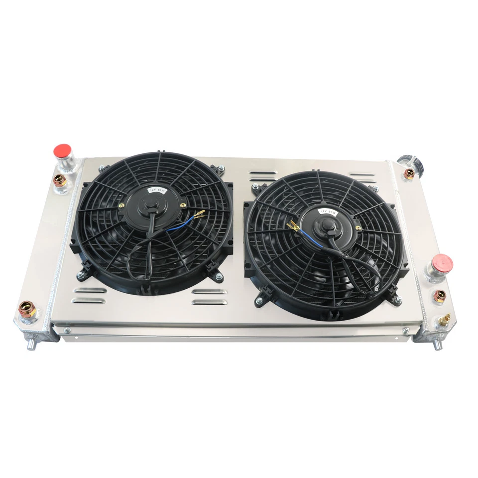 3 Row Radiator Shroud Fan Fits 1994-2005 CHEVROLET BLAZER GMC S10 JIMMY 4.3L V6 Foto 4 de 4