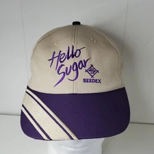 VTG Seedex Hello Sugar Beets Embroidered Logo Strapback Hat Baseball Cap Farming