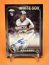 2024 Topps Chrome Edgar Navarro RC Auto Chicago White Sox 