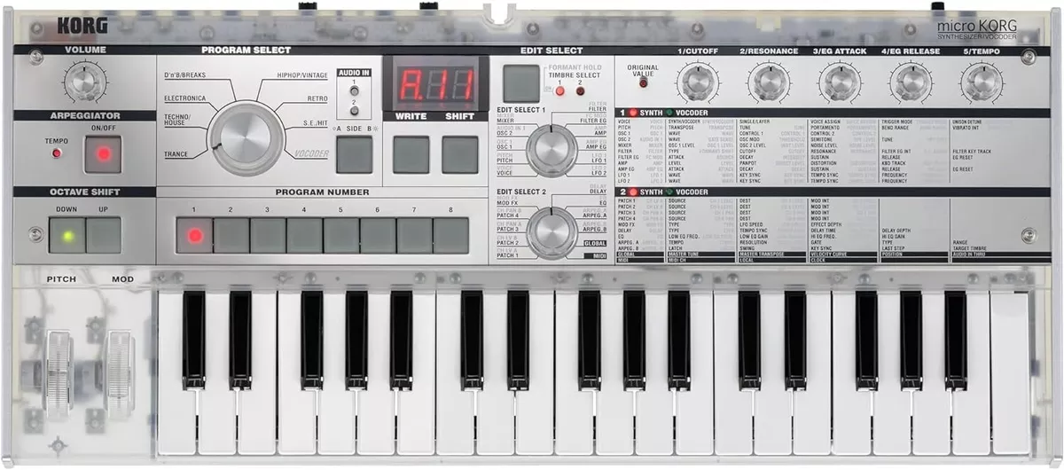 Korg on sale microkorg ebay