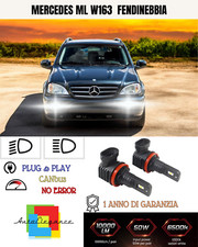 🔥KIT LED H8 MERCEDES ML W163 6000K BIANCO FENDINEBBIA 🔥