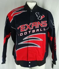 Houston Texans NFL G-III Men's Button Up Canvas Coat