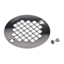 Oatey 4" Polished Chrome Stainless Steel Shower Drain Strainer 43861