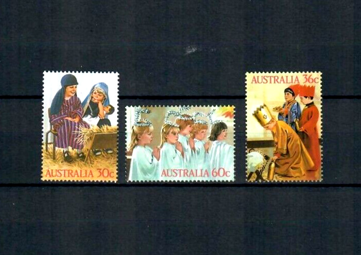 AUSTRALIA SC# 1005-1007 MNH (CHRISTMAS 1986)