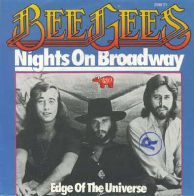 Bee Gees Nights On Broadway 7'' Single Vinyl Schallplatte 75541