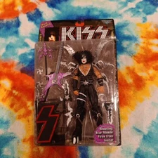 McFarlane Toys Paul Stanley KISS Action Figure w/ "S" and Guitar 1997 New.