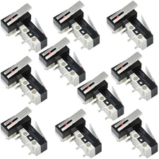30 Pack 3D Printer Endstop Limit Switch with Hinge Lever Arm Push Button End Sto