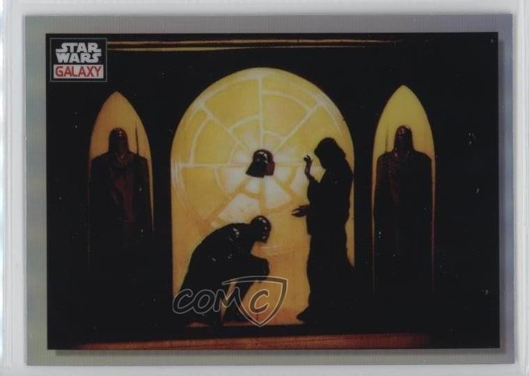 2023 Topps Chrome Star Wars Galaxy Refractor Darth Vader Becoming Sith #6 0m4q