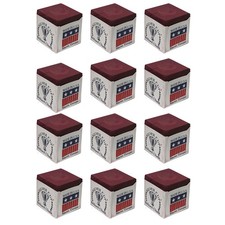Silver Cup Pool Cue Chalk for Billiards and Snooker Wine 1 Dozen