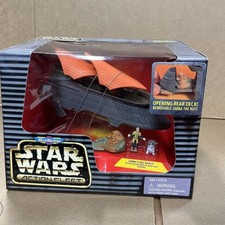 Star Wars Micro Machines Action Fleet Jabba's Sail Barge Yak Face and R2-D2 1997