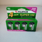 Fujifilm 4 Pack Super HQ 200 Speed 35mm Film 96 Exposures Exp 2/2003 NEW Sealed — photo 1