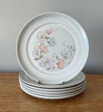 6x Denby Dauphine - Tea/ Side Plates 6 3/4” VGC