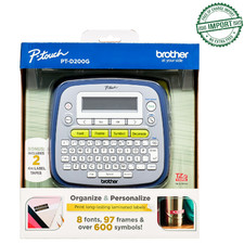 Brother P-Touch PT-D200G Label Maker, Easy-to...