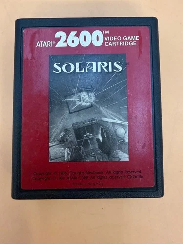 New ListingATARI 2600 SOLARIS Vintage 1986 Authentic Game Cartridge