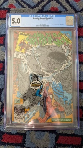 The Amazing Spider-Man #328 (Marvel Comics January 1990) CGC 5.0