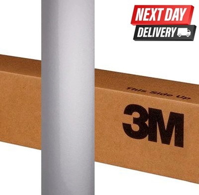 3M 2080 G120 GLANZ WEISS ALUMINIUM VINYL FOLIE BESTE QUALITÄT / LIEFERUNG AM NÄCHSTEN TAG