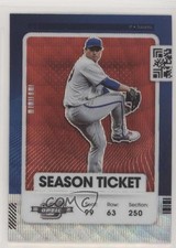 2021 Panini Contenders Season Ticket Optic Red Wave Prizm Hyun-Jin Ryu #48 0a3