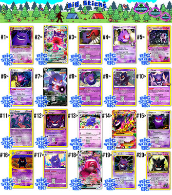 Gengar PTCG Series Credit Card Skin Cover / Decal Die-Cut Sticker