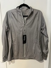 NWT Walter Hagen P11 Performance Rain Jacket Womens Small Gray Waterproof New