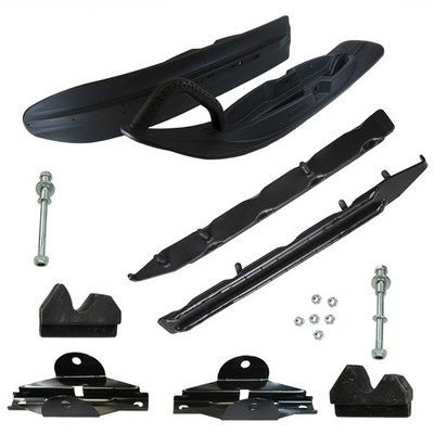 Exo-S All-Terrain Skis, Mount Kit & 6'' Dual Carbides for Yamaha Many 2007-2017