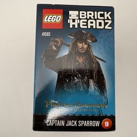 LEGO BrickHeadz Captain Jack Sparrow 41593 Disney Pirates Caribbean Sealed