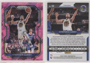 2020-21 Panini Prizm Pink Ice Prizm Stephen Curry #159