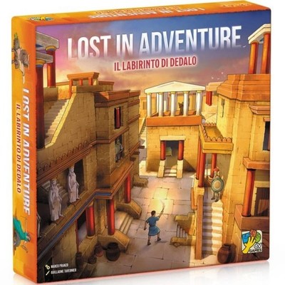 DAS LABYRINTH DES DEDALO Brettspiel LOST IN ADVENTURE dv games IN ITALIENISCH et
