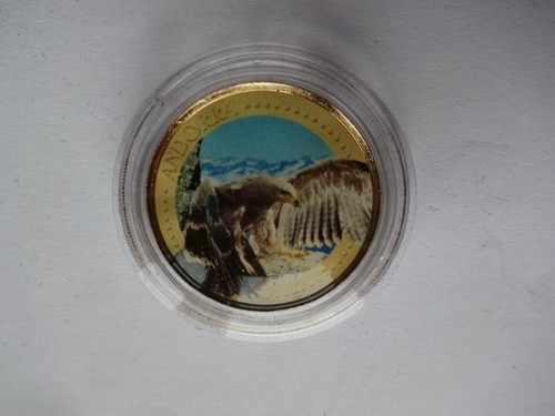 Cold Medal/Federal Republic of Germany 2 Euro Special Coin "Andorra" Gold Plated