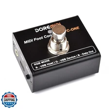 DOREMIDI MIDI Foot Pedal Controller FC-ONE(FC-1)