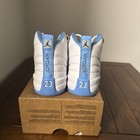 Nike Air Jordan 12 Retro (GS) White & University Blue Size 4y — photo 5