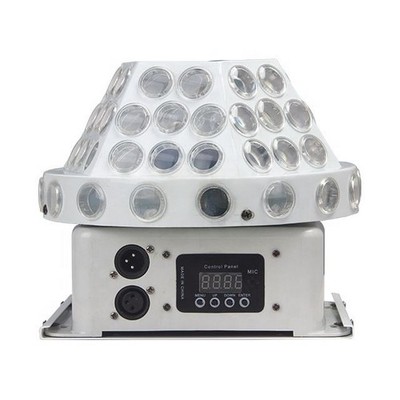 30W RGB LED Magic Ball Light Stage Rotating Flash Colorful Crystal Moving Lights