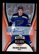 DALIBOR DVORSKY 2025/26 UD ALLURE ROOKIE RED RAINBOW AUTOGRAPH AUTO T7191