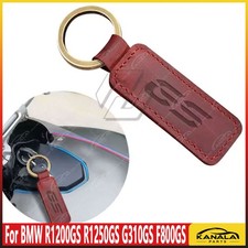 Cowhide Key Holder Ring Keychain For BMW R1200GS R1250GS G310GS F800GS F850GS