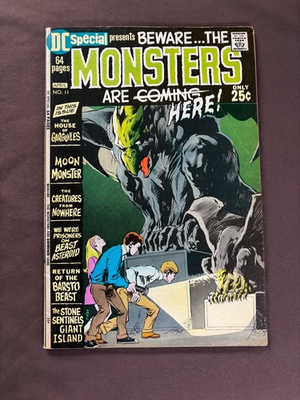 #ad DC Special # 11 1971 DC High Grade Clean Copy Neal Adams Cover Horror VF $56.00