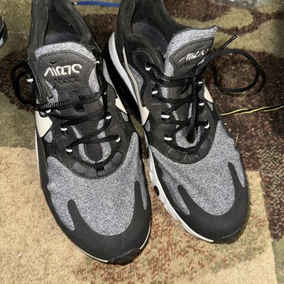 Nike Air Max 270 React AO4971-001 Black Gray Running Shoes Sneakera Mens US 9.5