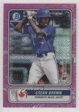 2020 Bowman Mega Box Pink Mojo Refractor 132/199 Dasan Brown #STG-DB ng3