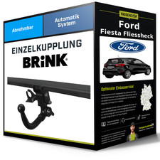 Abnehmbare Anhängerkupplung für FORD Fiesta Fliessheck 08- VI CB1 / CCN Brink