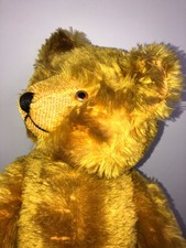 Antique 21  Golden Hair Growling Teddy Bear