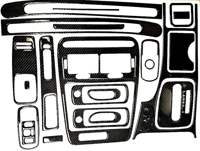 Interior Real Carbon Fiber Dash Trim Kit for NISSAN 300ZX 1990-1996 - Image 3 of 4