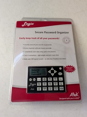 ATEK Password Organizer Keyboard Electronic 200 #s And Passwords
