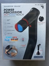 Sharper Image Power Percussion Hot Cold Reach Percussion Massager NEW