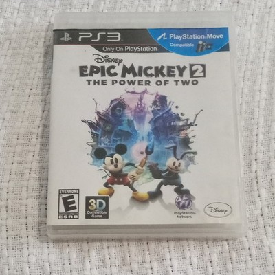 Epic Mickey 2: The Power of Two Sony PlayStation 3 (WORKS GOOD CONDITION)