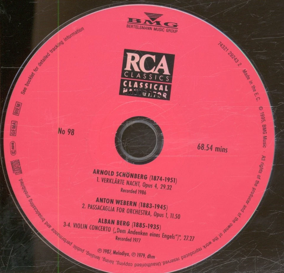 74321292432 Hiroshi Wakasugi, Cologne Radio Symphony Orchestra Schonberg - Image 3 of 3