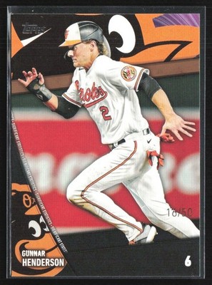 Gunnar Henderson 2024 Topps Significant Statistics Gold /50 #SS-24 Baltimore