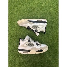 Air Jordan 4 Retro Military Black White Grey ...