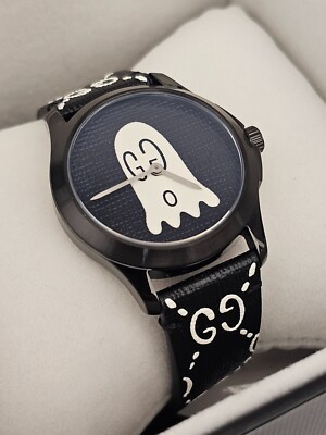 GUCCI TIMELESS GHOST WATCH - YA1264018 - QUARTZ BLACK DIAL GUCCI TIMELESS GHOST WATCH - YA1264018 - QUARTZ BLACK DIAL