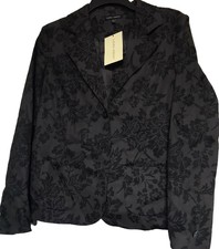 Laura Ashley Cocoa Single Breasted Blazer Jacket Uk Size 16 Bnwt
