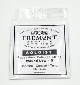 Fremont "SOLOIST" Wound Low-G Squeakless Polished Ukulele String 